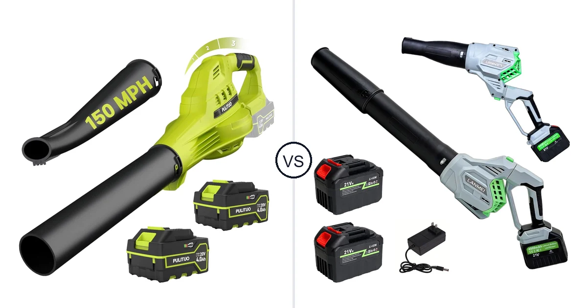 Comparison of PULITUO Updated 4.0 Batteries, Green and LANMEI 146MPH