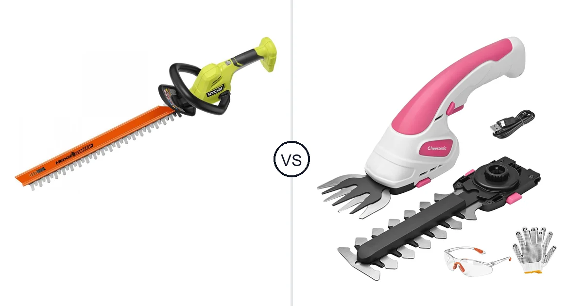 RYOBI 18V vs CHEERSONIC Cordless Grass: Key Differences