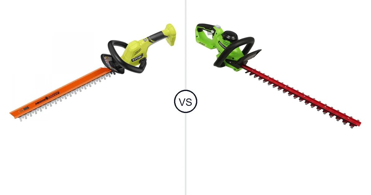RYOBI 18V vs Greenworks 24V: Hedge Trimmer Comparison (Key