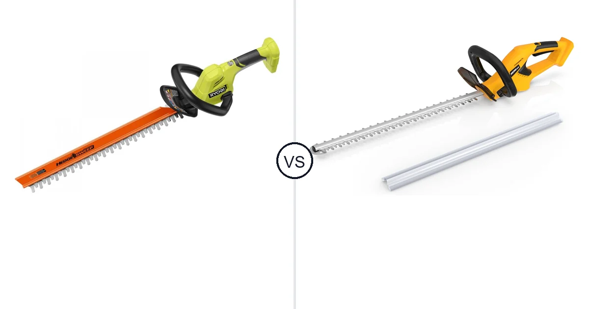 RYOBI 18V vs HEINPRO Cordless Hedge Trimmer: Best for Your Needs