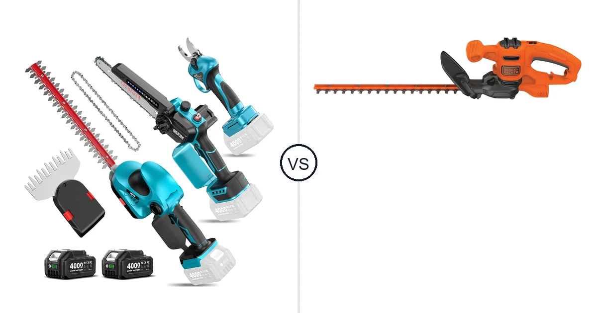 Seesii Electric Chainsaw vs BLACK+DECKER BEHT150: Key Differences