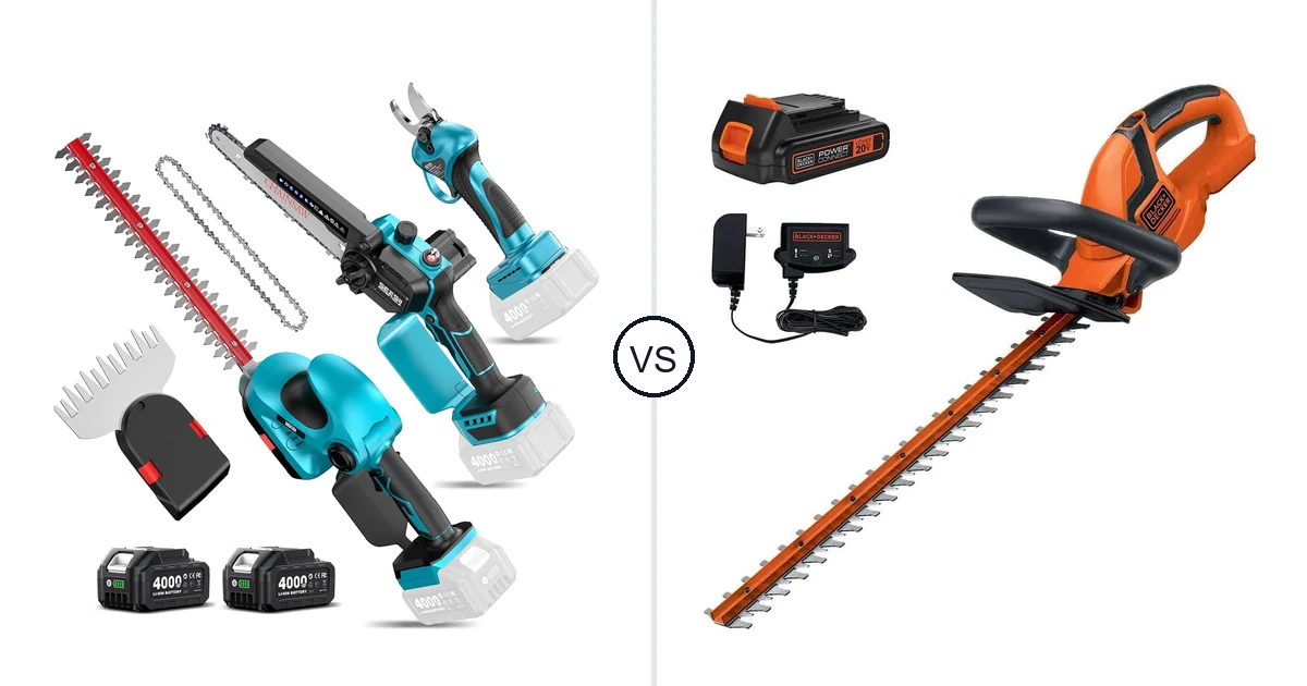 Seesii Electric Chainsaw vs BLACK+DECKER LHT2220: Key Differences