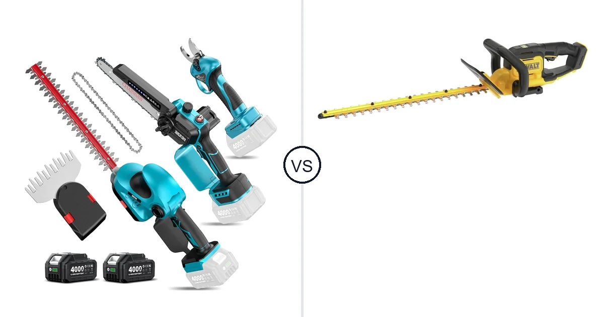 Seesii Electric Chainsaw vs DEWALT DCHT821B: Which Should You Buy?
