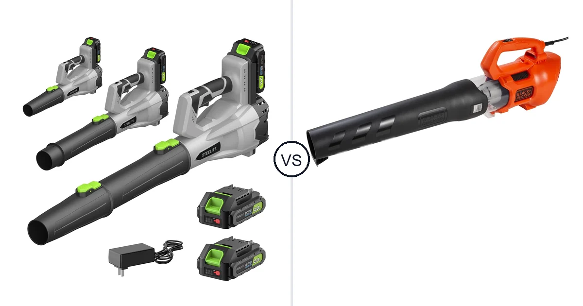 Comparison of Steelite 21V and BLACK+DECKER BEBL750