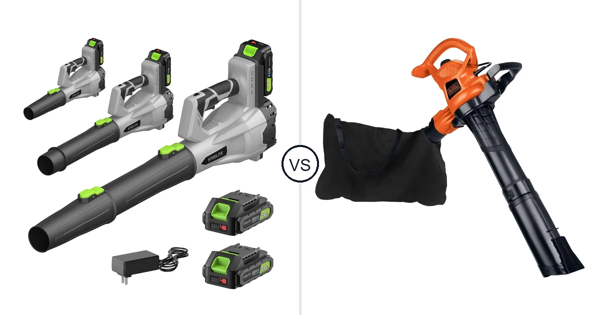 Comparison of Steelite 21V and BLACK+DECKER BV3600