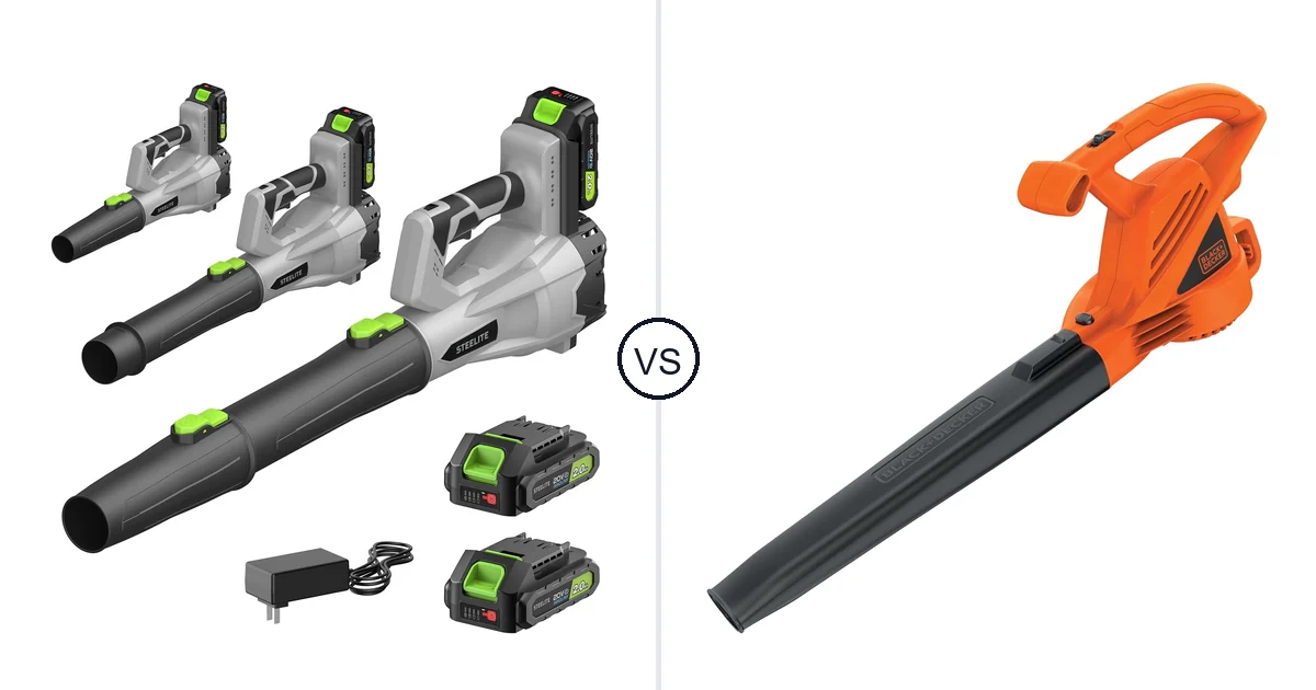 Comparison of Steelite 21V and BLACK+DECKER LB700