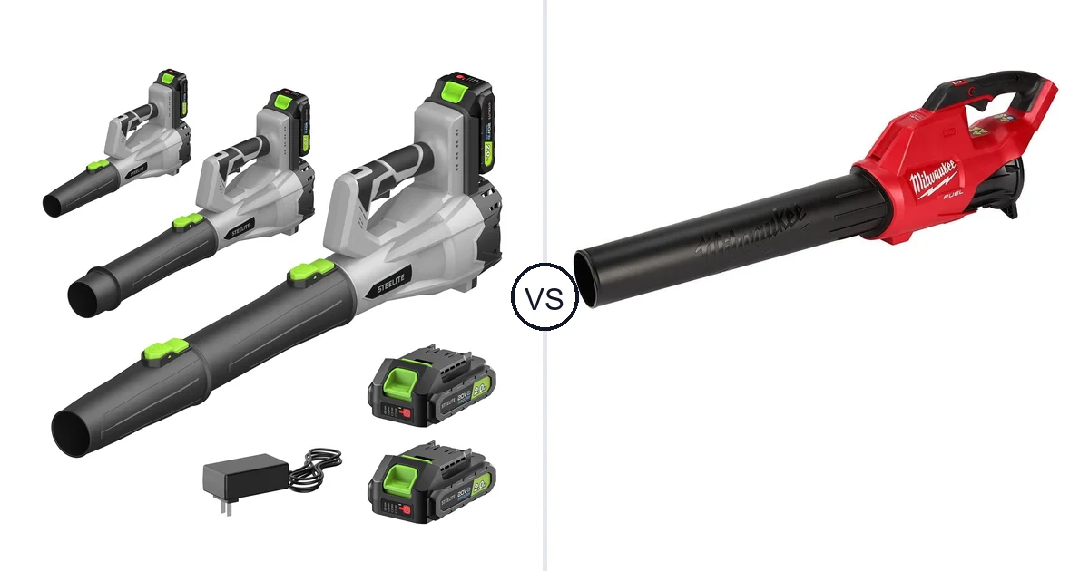 Comparison of Steelite 21V and Milwaukee M18