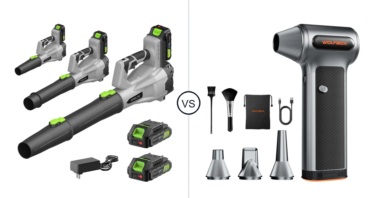 Comparison of Steelite 21V and WOLFBOX MF200