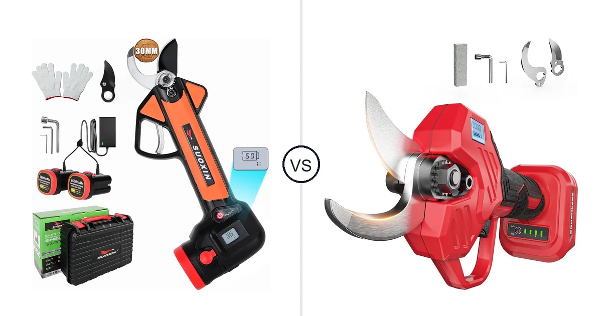 Suoxin Bypass vs Cerycose for Milwaukee Battery: Best Pruning Shears