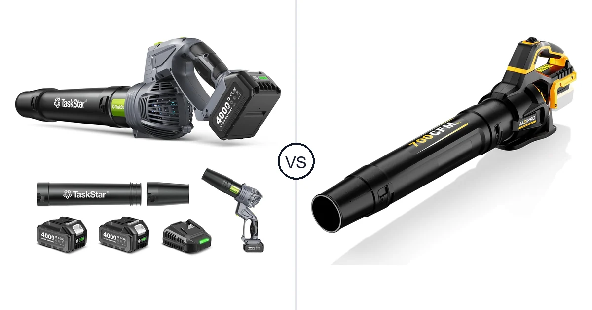 TaskStar Cordless Rotary vs ALDIPRO AD-DLB74A-0DB: Leaf Blower