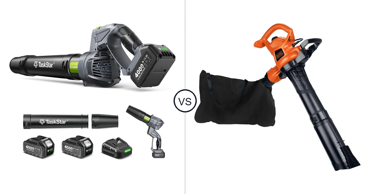 TaskStar Cordless Rotary vs BLACK+DECKER BV3600: Vacuum Comparison
