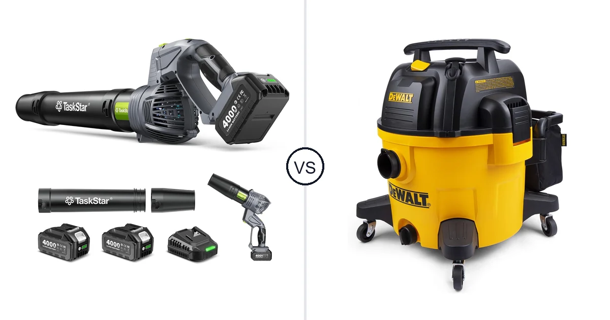 TaskStar Cordless Rotary vs DEWALT VAC: Best Vacuum?