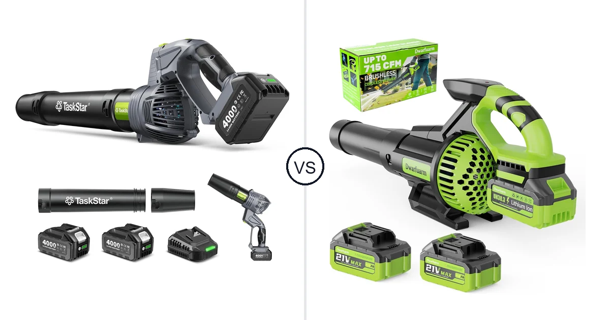 TaskStar vs Dwarfuarm: Which Leaf Blower Should You Buy?