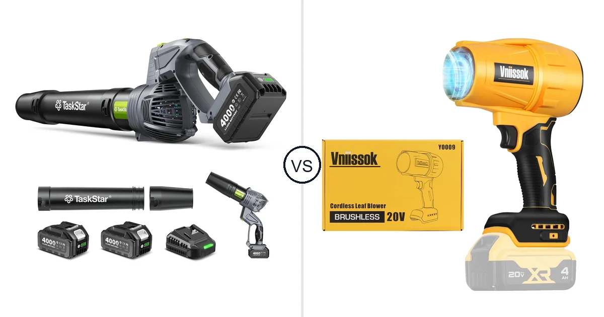 TaskStar Cordless Rotary vs Vniissok Y0009: Best Fan for Your Needs