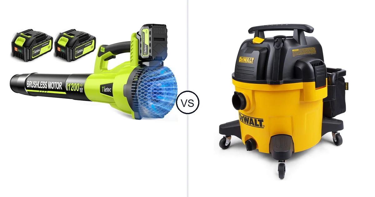 Tietoc 1200W vs DEWALT 9 Gallon Wet/Dry VAC: Best Vacuum for Your