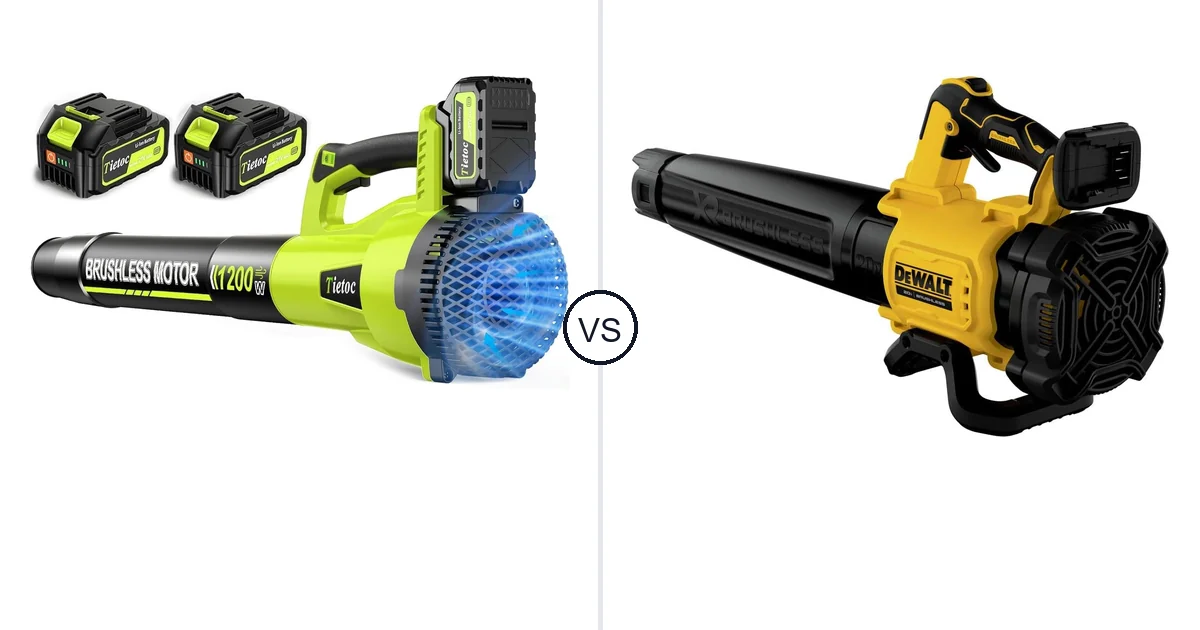 Tietoc 1200W vs DEWALT DCBL722B: Which Should You Buy?