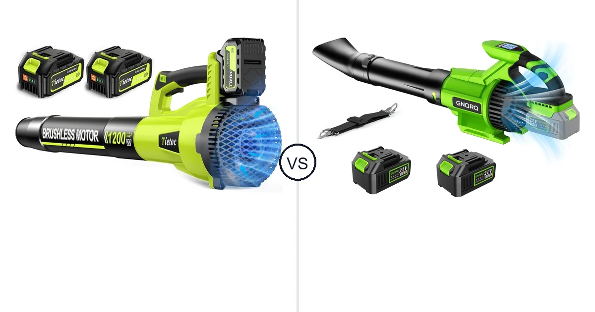 Comparison of tietoc 1200W and GNQRQ CLB-001