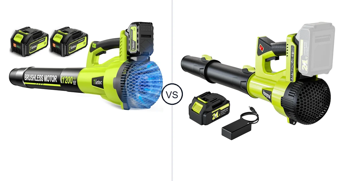 Comparison of tietoc 1200W and Hongmai Handheld