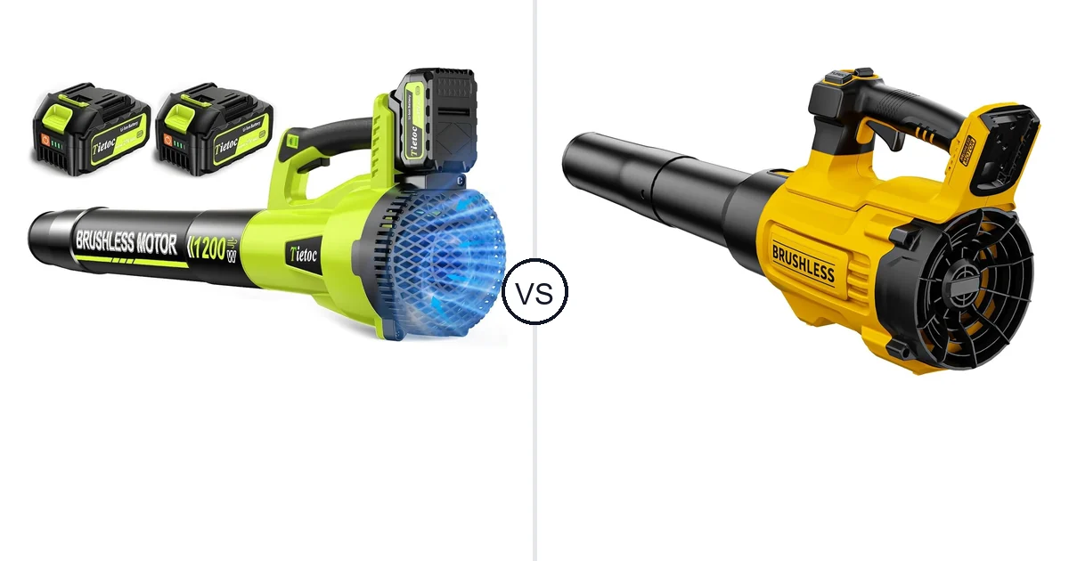 Comparison of tietoc 1200W and PWOKVEC CFM/125
