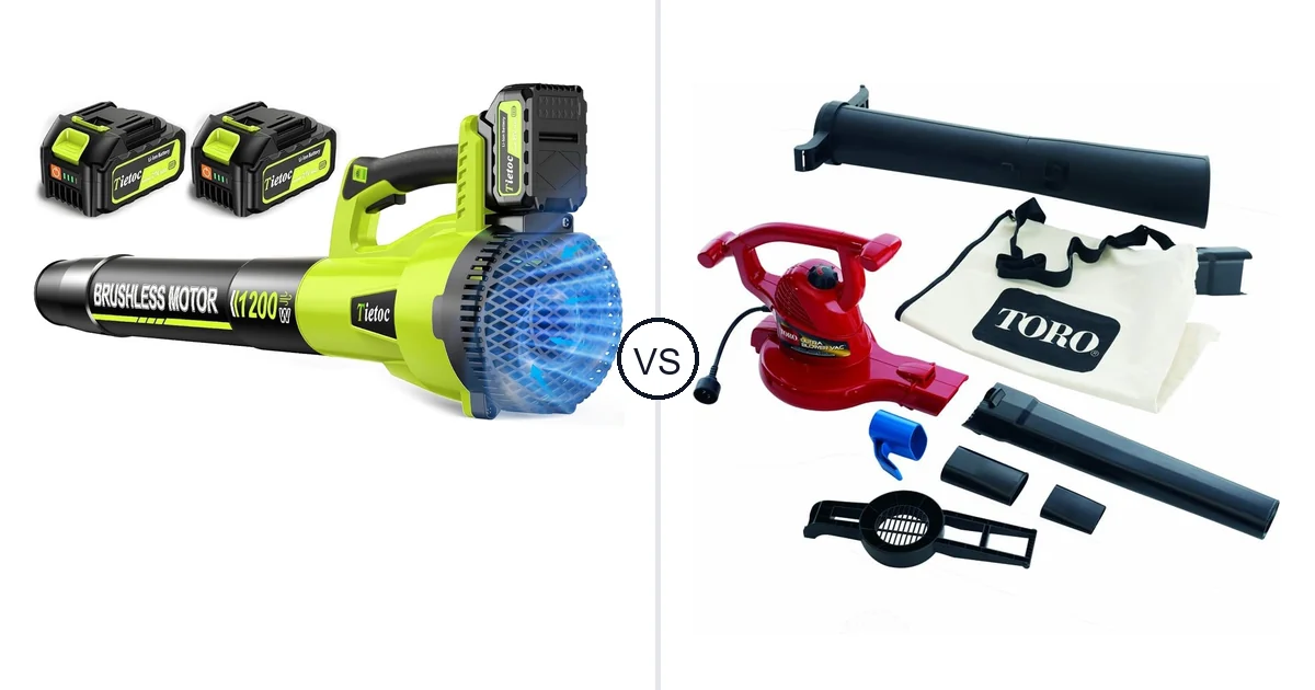 Tietoc 1200W vs Toro Handheld: Best Vacuum for Your Needs