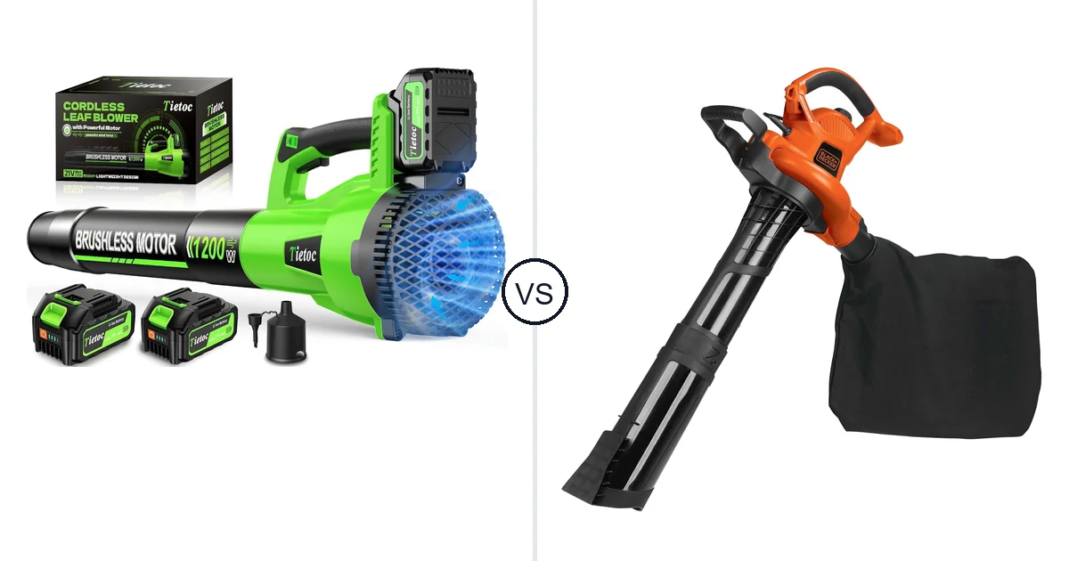 Comparison of tietoc LB-168 and BLACK+DECKER BV6000