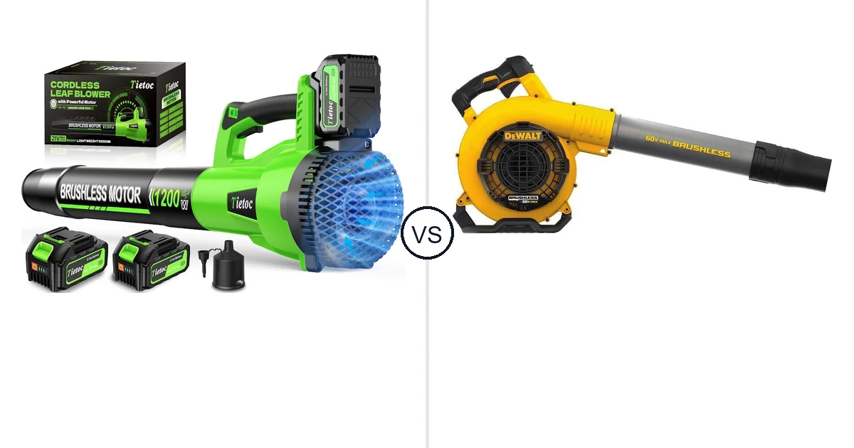 Comparison of tietoc LB-168 and DEWALT DCBL770B