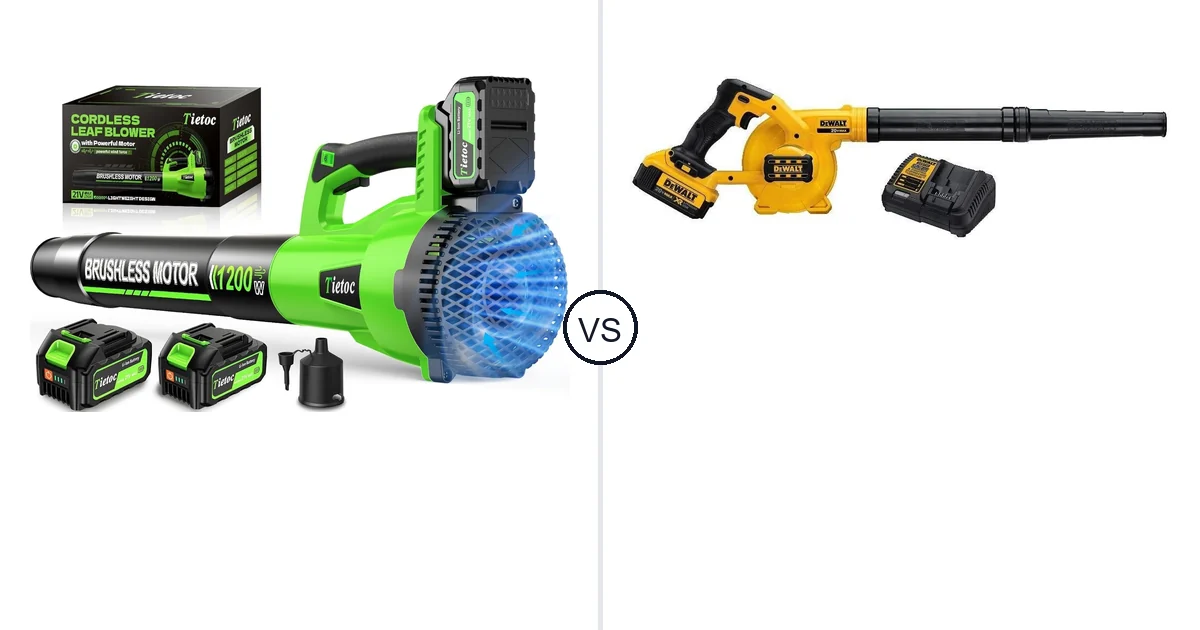 Comparison of tietoc LB-168 and DEWALT DCE100M1
