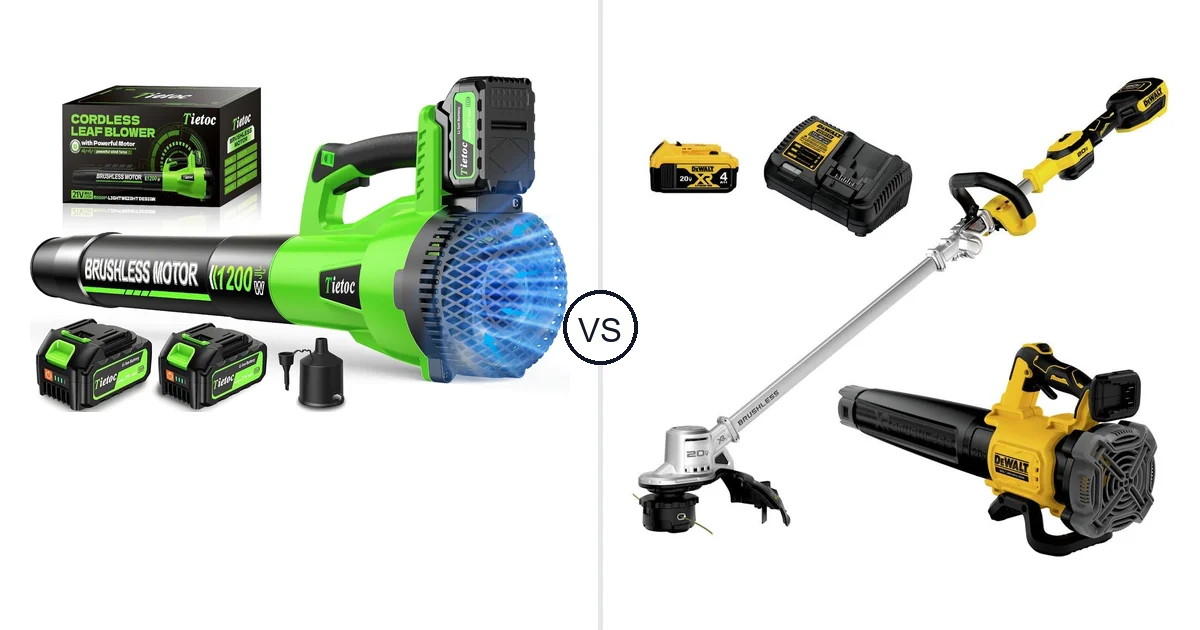 Comparison of tietoc LB-168 and DEWALT DCKO222M1