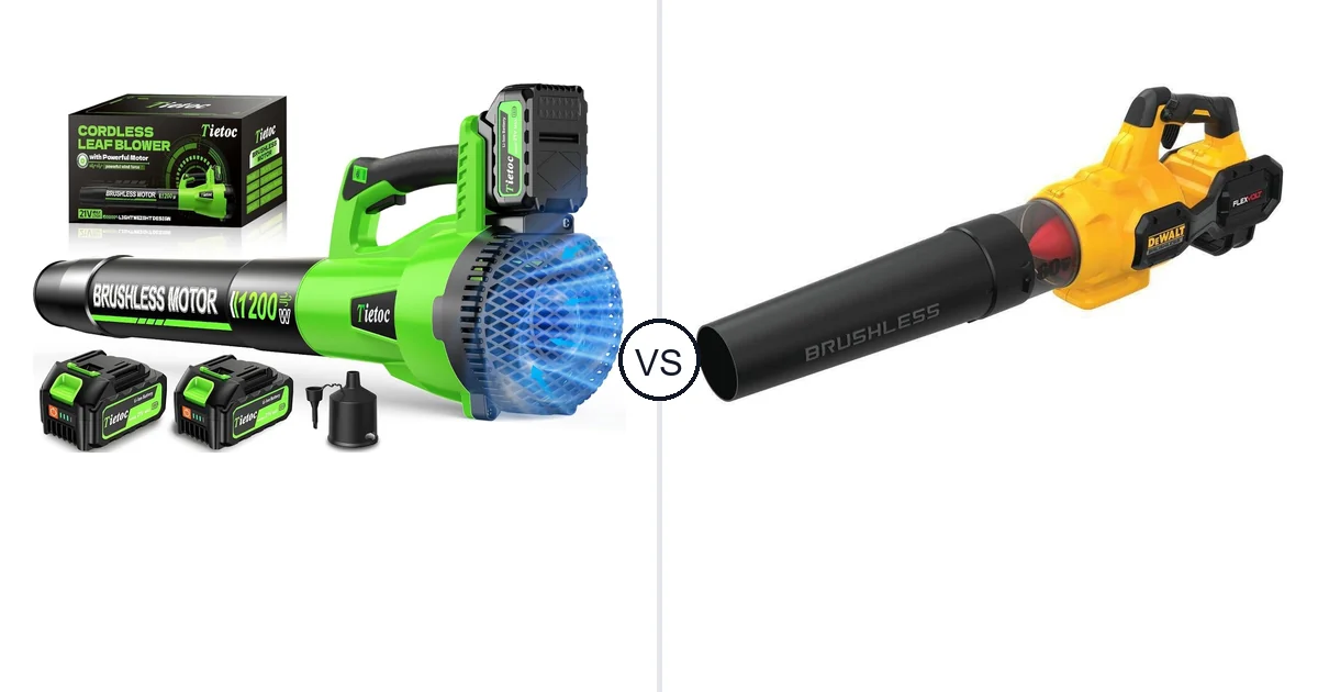 Comparison of tietoc LB-168 and DEWALT Handheld