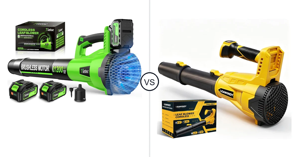 Comparison of tietoc LB-168 and LEAWINDY LEAWINDY005