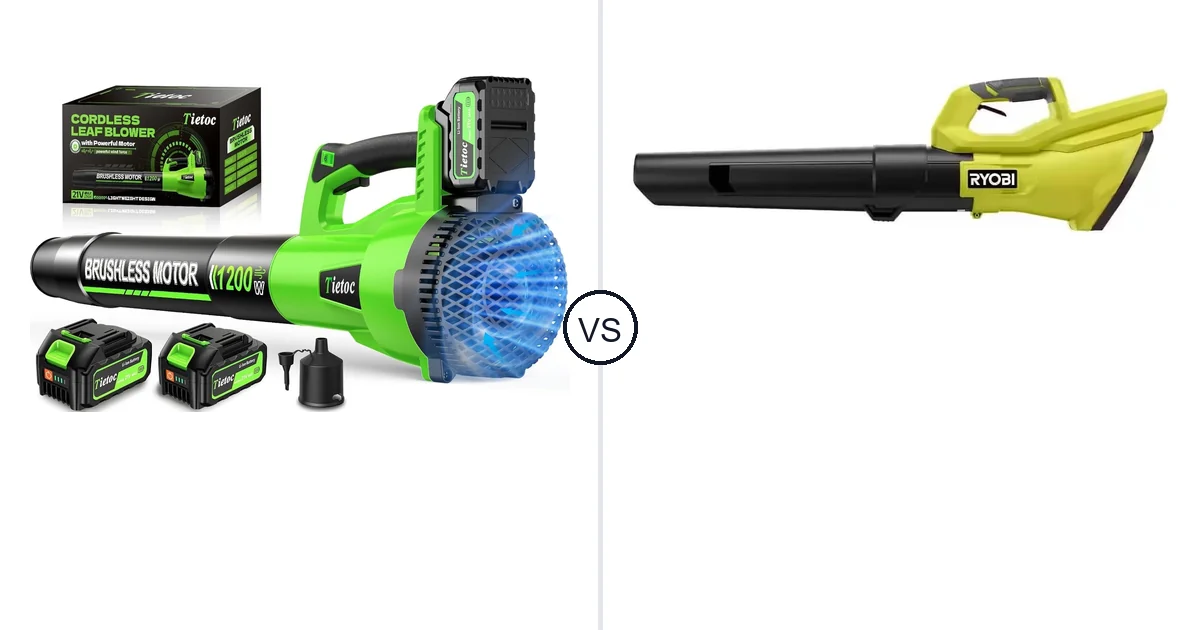 Comparison of tietoc LB-168 and RYOBI RY40LB01B