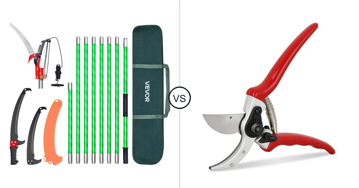 VEVOR Manual Pole Saw vs Yesker Bypass: Key Differences