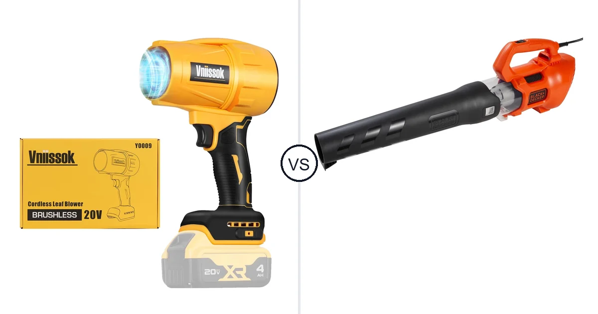 Vniissok Y0009 vs BLACK+DECKER BEBL750: Fan Comparison (Key