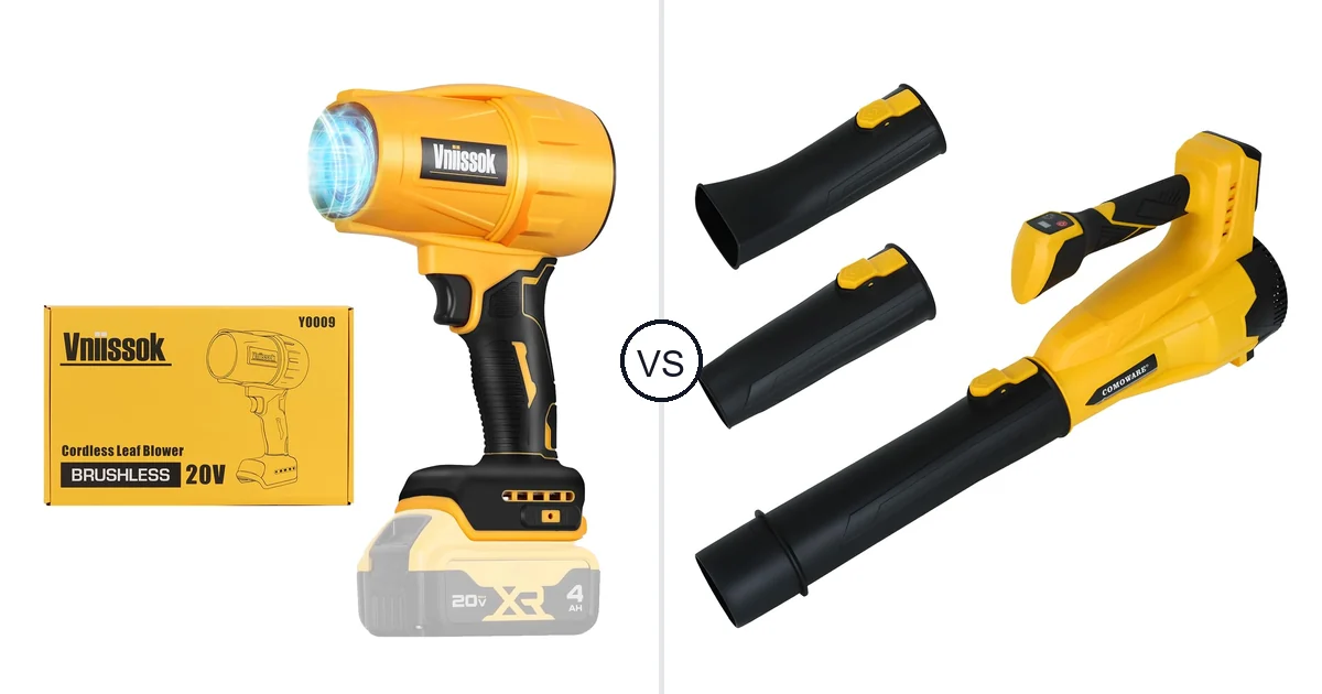 Vniissok Y0009 vs COMOWARE CN-Leaf Blower: Fan Comparison