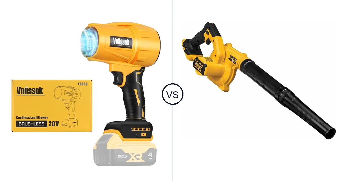 Vniissok Y0009 vs DEWALT DCE100B: Fan Comparison