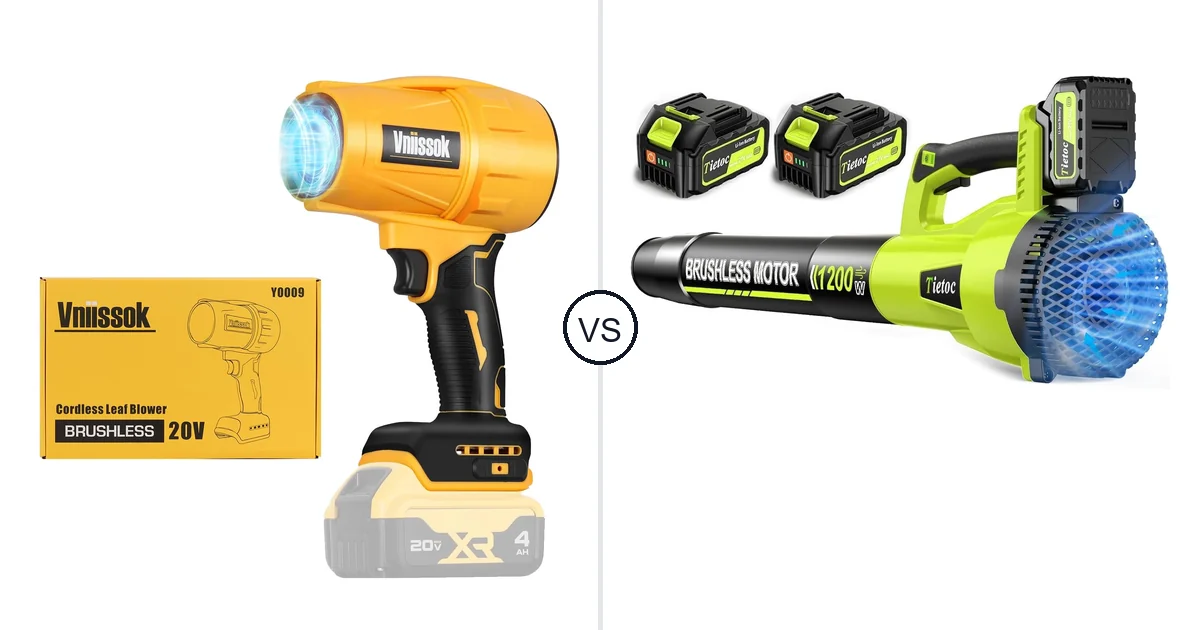 Vniissok Y0009 vs Tietoc 1200W: Fan Comparison (Key Differences)