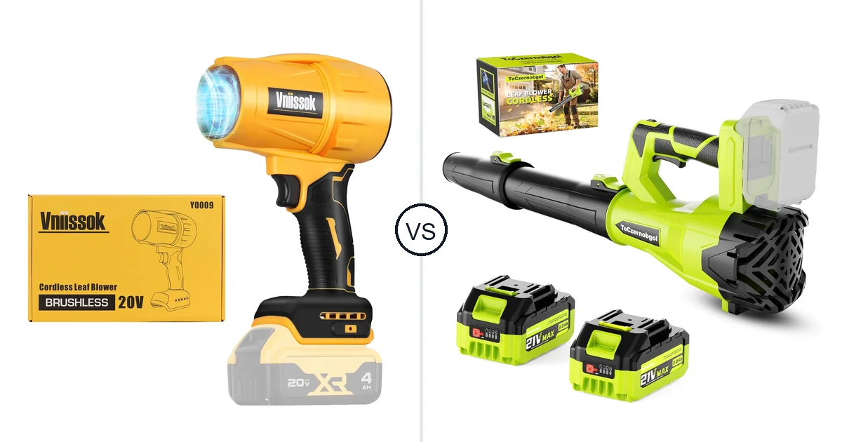 Vniissok Y0009 vs ToCzernobgol Cordless Leaf: Best Fan for Your Needs