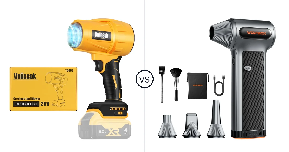 Vniissok Y0009 vs WOLFBOX MF200: Fan Comparison (Key Differences)