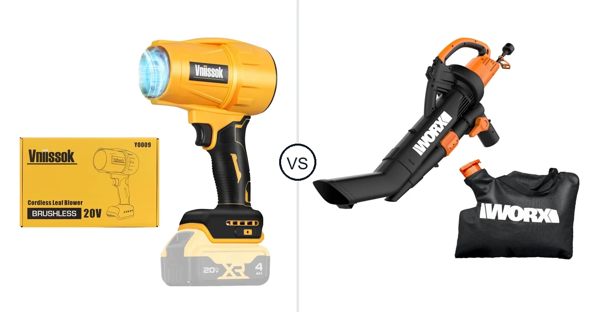 Vniissok Y0009 vs WORX WG509: Best Vacuum for Your Needs