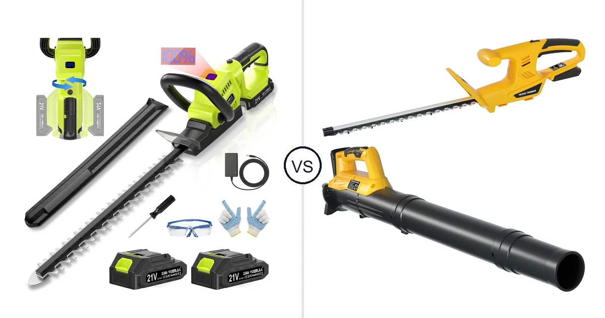 VOERJIA 3000RPM vs Houselife Cordless Hedge: Best Hedge Trimmer