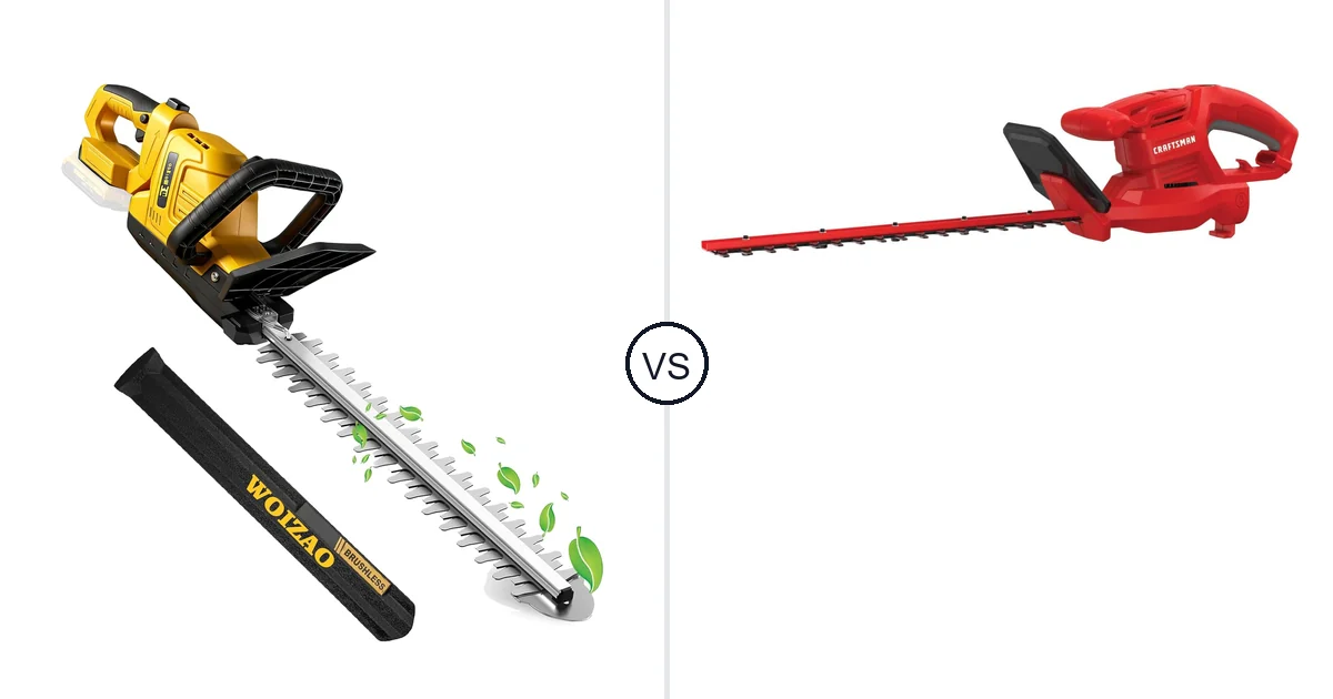 WOIZAO Cordless Hedge vs CRAFTSMAN CMEHT150: Hedge Trimmer