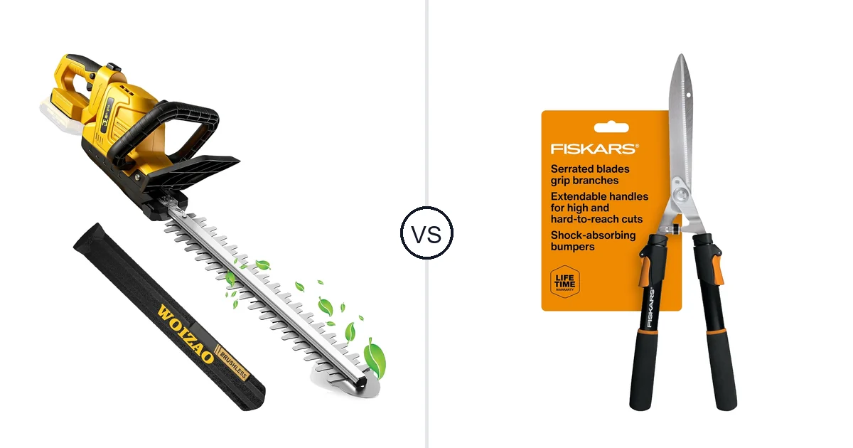 WOIZAO Cordless Hedge vs Fiskars Extendable: Which Should You Buy?