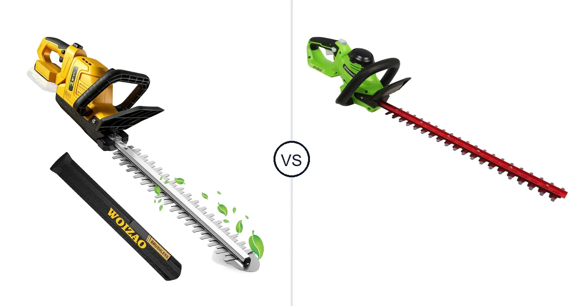 WOIZAO Cordless Hedge vs Greenworks 24V: Best Hedge Trimmer for Your