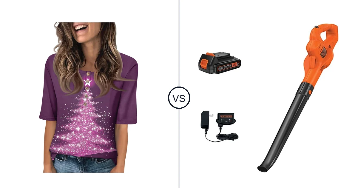 Womens Summer Tops Elbow vs BLACK+DECKER LSW221: Best Tops Leaf