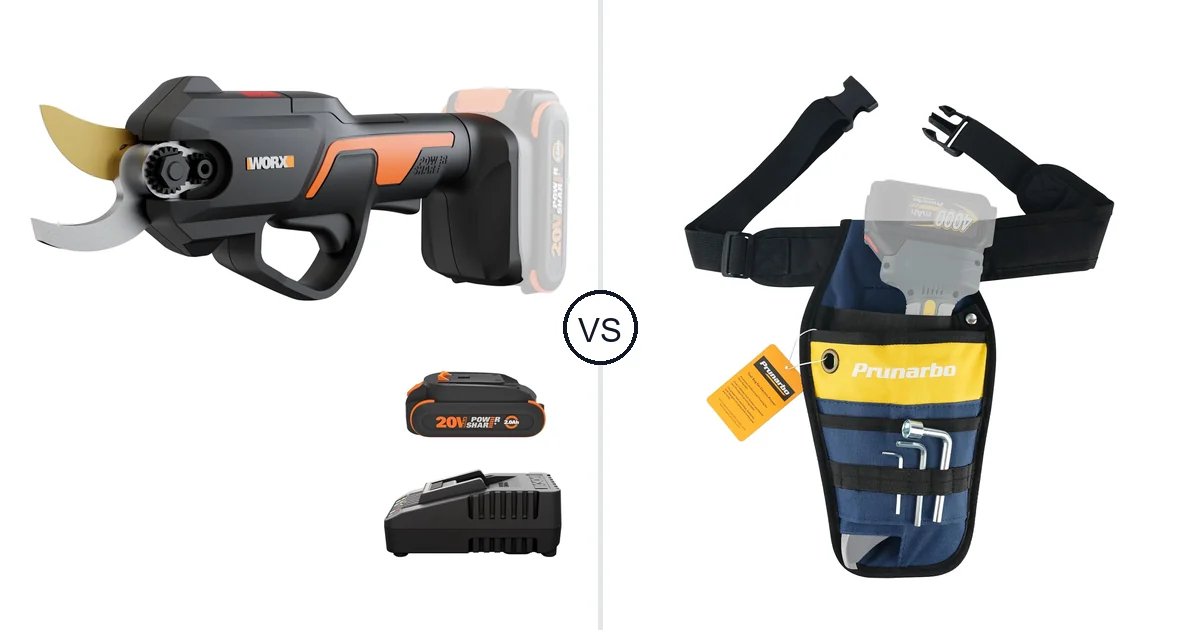 WORX 20V vs Prunarbo 33-42: Key Differences