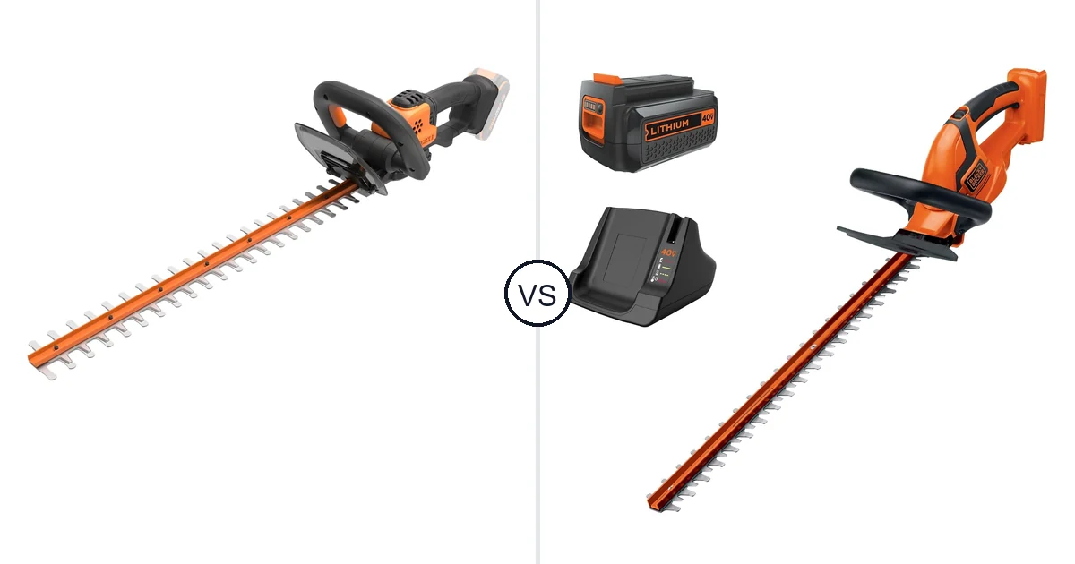 WORX WG261 vs BLACK+DECKER LHT2436: Best Hedge Trimmer for Your Needs