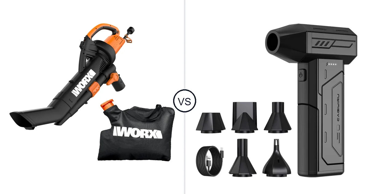 Comparison of WORX WG509 and CAGIWIRU W20F