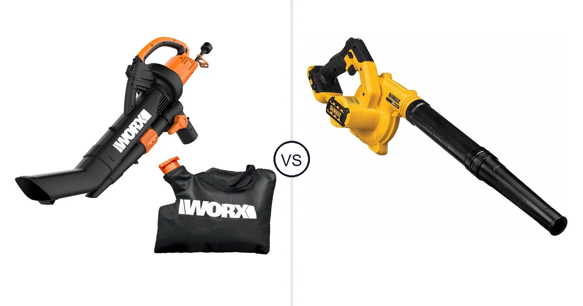 WORX WG509 vs DEWALT DCE100B: Best Vacuum for Your Needs
