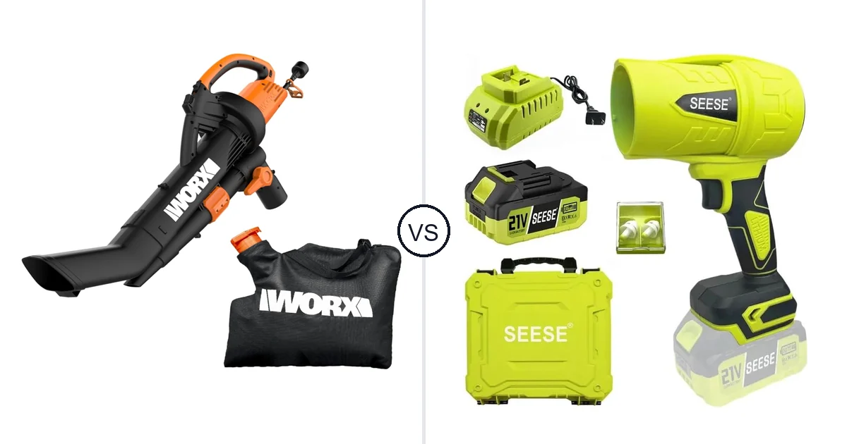 Comparison of WORX WG509 and SEESE MT5S2P