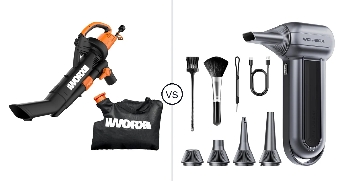 Comparison of WORX WG509 and WOLFBOX MF100